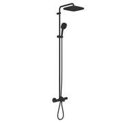 Grohe Vitalio Comfort kit baignoire-douche mural avec thermostat avec douche pluie noir 269842431