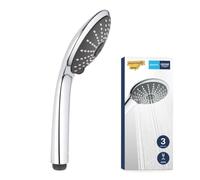 GROHE Vitalio Joy 110 Pommeau de douche Rond 3 jets (Pluie, Massage, SmartRain), Diamètre 11cm, Economie d'eau, Chromé, 27319000 (Import Allemagne)