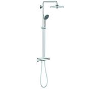 GROHE Ensemble de douche mural Vitalio Joy avec thermostat Chrome 26403001