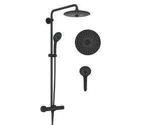 Grohe Vitalio Joy ensemble de douche mural avec thermostat oui noir 26403KF2