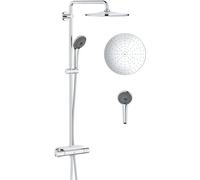 Grohe Vitalio Joy ensemble de douche mural avec thermostat oui StarLight Chrome 26401001