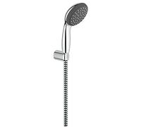 GROHE Start Vitalo Start 100 Ensemble de douchette - 1 type de jet - rond - avec support - flexible lisse - 175 cm - chrome 27944000