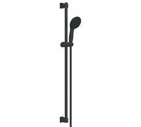 GROHE Vitalio Start 110 Ensemble de douche - 90cm - douchette ronde - avec 2 types de jet - flexible de douche lisse - noir mat 269542431