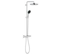 Grohe Vitalio Start 250 ensemble de douche pluie apparent - thermostatique - douche de tête Ø 25 cm - douchette Ø 11 cm - chrome 26677001