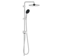Grohe Vitalio Start 250 flex Colonne de douche - avec inverseur - montage mural - pomme de douche 2 jets - douchette 2 jets - chrome 26680001