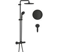 Grohe Vitalio Start 250 système de douche 266772430 noir mat, avec mitigeur thermostatique