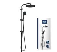 Grohe Vitalio Start System 250 Flex système de douche 266802431 avec inverseur pour montage mural noir mat