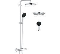 GROHE Colonne de douche Vitalio Start System 250 – mitigeur thermostatique, douchette 2 jets, chrome