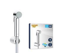GROHE Vitalio Trigger Spray 30 Ensemble Pommeau de Douche (Douchette hygiène intime avec gâchette 1 jet, Support mural, Flexible de douche SilverFlex anti-torsion 1, 25m), Chromé, 26175001