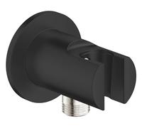 GROHE Vitalio Universal Coude à Encastrer avec Support Mural pour Douchette, Noir Mat, 269622431