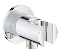 GROHE Vitalio Universal Coude à Encastrer avec Support Mural pour Douchette, Raccord fileté 1/2", Chromé, 26962001