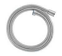 GROHE Flexible tuyau de douche salle de bains VitalioFlex métallique, tuyau de douche 1250mm, anti-pliures, finition brillante, raccord fileté universel 1/2", chromé, 22106000 (Import Allemagne)