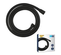 GROHE VitalioFlex Trend, Flexible de douche 1500mm, Surface lisse, Résistance jusqu'à 5 bars, Anti-pliures, Noir Mat, 287412432