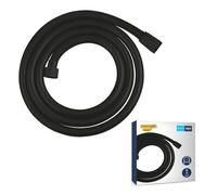 GROHE VitalioFlex Trend, Flexible de douche 1750mm, Surface lisse, Résistance jusqu'à 5 bars, Anti-pliures, Noir Mat, 287422432