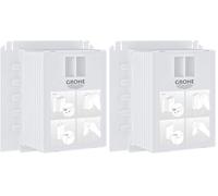 Grohe/Wc Trappe/pour Les Petites Abdeckplatten, S/40911000, Argent (Lot de 2)