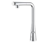GROHE Zedra Mitigeur de cuisine - haut - bec extractible - chrome 31593002