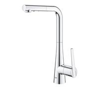 Grohe mitigeur d' Zedra 32553002 chromé , pomme de douche double extractible