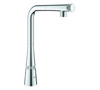 Grohe Zedra SmartControl Mitigeur d'évier, portée 199mm, extractible, MagneticDocking, pivotant, 31593002, Couleur: chrome