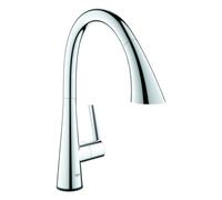 Grohe Zedra Touch Mitigeur d'Ã©vier Ã©lectronique d'une seule main, spray de rinÃ§age extractible,, Coloris: chrome - 30219002
