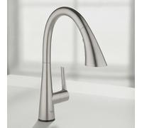 Grohe Zedra Touch Mitigeur Evier électronique HIGH Finition inox brossé infinity
