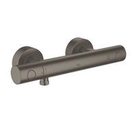 GROHE Mitigeur douche thermostatique Grohtherm 1000 – EcoJoy, poignée débit, graphite brossé