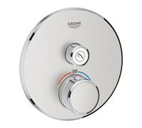 Grohtherm SmartControl Thermostatique pour installation encastrée 1 sortie, Supersteel (29118DC0)