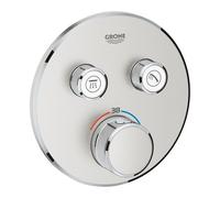 Grohtherm SmartControl Thermostatique pour installation encastrée 2 sorties, Supersteel (29119DC0)