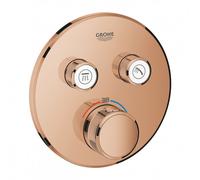 Grohtherm Smartcontrol, Thermostatique pour installation encastrée 2 sorties, Warm Sunset (29119DA0)