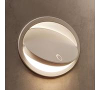 Grok Ely Applique Led Encastrée, Variateur Tactile Blanc