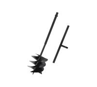 vidaXL Grondboor met handgreep 250 mm staal zwart145258 G