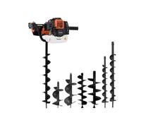 vidaXL Jeu de perceuse de sol ¿¿ tari¿¿re Acier