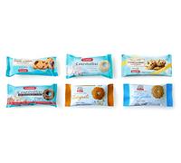 Grondona Biscottificio - Biscuits à Paquets Individuels 48 Paquets de gr. 25 Assortis en 6 Saveurs. Emballé dans un Carton Résistant aux Chocs. Produit Typique Italien
