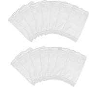 GRONGU Lot de 15 micro sacs filtrants pour aspirateur de piscine compatibles avec Water Tech Catfish Max CG Aqua Broom et autres pistolets de piscine portables au sol ou hors sol, blanc