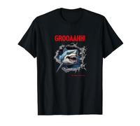 GROOAAHH! Alarme Requin Dangereux comme Un Requin T-Shirt Graphique avec Valeur