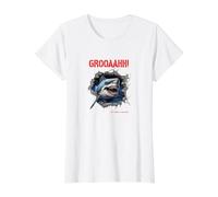GROOAAHH! Alarme Requin Dangereux comme Un Requin T-Shirt Graphique avec Valeur