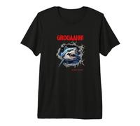 GROOAAHH! Alarme Requin Dangereux comme Un Requin T-Shirt Haut de Gamme