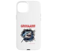 GROOAAHH! Dangerous comme Un Requin Danger dans la mer Alarme Requin Coque pour iPhone 15 Plus