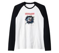GROOAAHH! Dangerous comme Un Requin Danger dans la mer Alarme Requin Manche Raglan