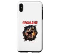 GROOAAHHH! Dangerous Like a Dino Danger Dinosaure T. Rex Coque pour iPhone XS Max