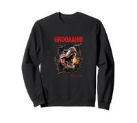 GROOAAHHH! Dangerous Like a Dino Danger Dinosaure T. Rex Sweatshirt