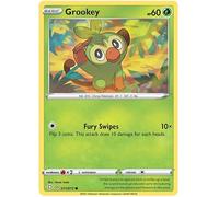 Grookey 011/072 Common Pokemon Card (Shining Fates) + TitanCards® Toploader