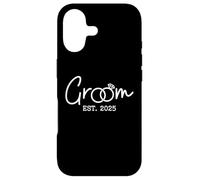 Groom Est 2025 Future Husband Groom to Be Bachelor Wedding Coque pour iPhone 17