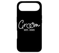 Groom Est 2025 Future Husband Groom to Be Bachelor Wedding Coque pour iPhone Air