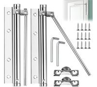 Groom Fermeture Porte Automatique À Ressort Réglable,Ferme-Portes Légers En Acier Inoxydable Pour Jardin,Maison,Bureau,Hôtel