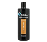 Groom Professional 2-in-1 Protein Shampoo & Conditioner for Natural Shine, 450ml