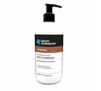Groom Professional Après-shampoing pour chien à l'huile d'argan (4 l) - Concentré de salon à l'huile d'argan - Soin en profondeur pour pelage sec ou endommagé - Restaure la brillance et la force