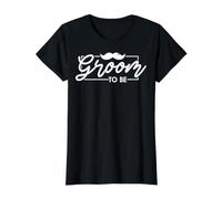 Groom to Be Enterrement de Vie de garçon d'honneur Équipe de Mariage pour Homme T-Shirt Graphique avec Valeur, Femme, Noir, L