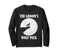 Groom Wolf Pack Enterrement de Vie de Jeune Fille Manche Longue