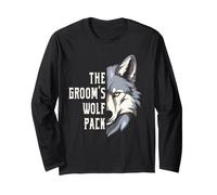 Groom Wolf Pack Enterrement de Vie de Jeune Fille Manche Longue