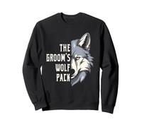 Groom Wolf Pack Enterrement de Vie de Jeune Fille Sweatshirt
